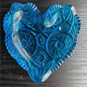 VINTAGE CUT GLASS CANDY DISH